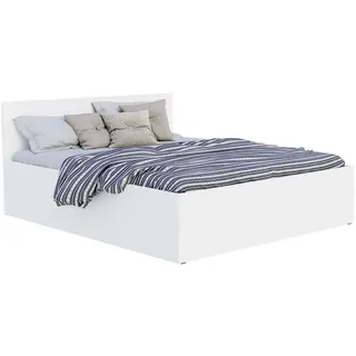 Fdm Stauraumbett, Weiß, Holzwerkstoff, 140x200 cm, Schlafzimmer, Betten