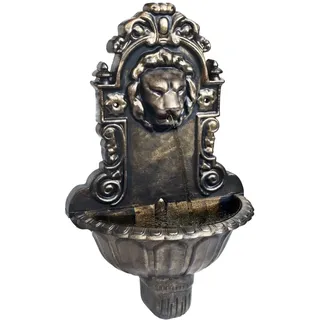 vidaXL Wandbrunnen Löwenkopf Design Bronze