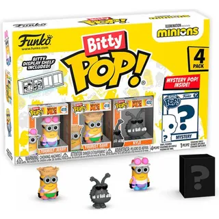 Funko Minions Bitty POP! Figuren 2,5 cm (4er Set)