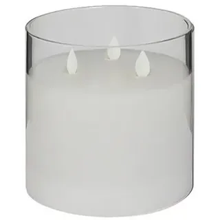 Kaheku LED-Kerze Kaheku LED-Kerze Lavik, Klar, Ø 15 cm, 15 cm hoch, 1238002099 (1-tlg)