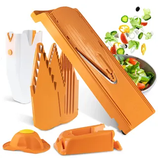 Boerner Pharma Gemüsehobel V3 Profi Set 5-tlg. Orange