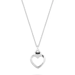 JETTE HEARTS Kette Silber