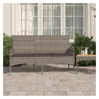 vidaXL Gartenbank 94 x 53 x 85 cm Grau