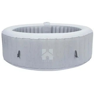 Home Deluxe Outdoor, Grau, Kunststoff, 208x65x208 cm, Freizeit, Pools und Wasserspaß, Whirlpools