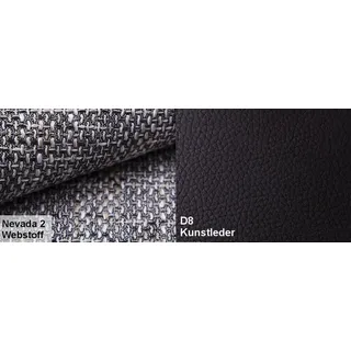 MOEBLO Polstergarnitur LORENTO 3+2+1, (Polstermöbel-Set inkl. kostenloser Lieferung & Montage Ohrensofa 3 Sitzer, 2 Sitzer und Sessel, Wohnlandschaft Sofa Couch Garnitur) grau|schwarz