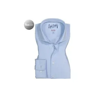 PURE Herren Hemd blau Jersey meliert, blau, NOS
