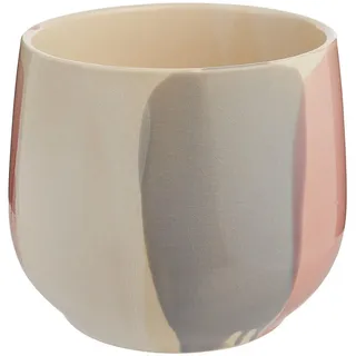 Butlers Blumenübertopf, Pink, Keramik, 17 cm, Dekoration, Blumen & Zubehör, Übertöpfe