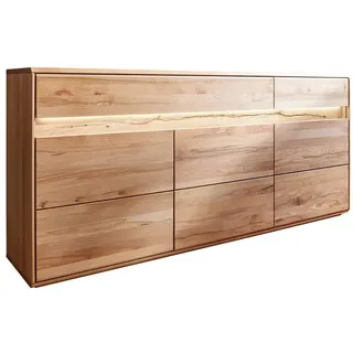 Main Möbel Sideboard Sideboard Kommode 184x86cm Kernbuche Berlin beige