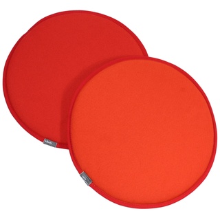 Vitra - Seat Dots Sitzauflage, poppy red / orange