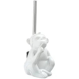 Wenko WC-Bürstengarnitur Monkey Quiet Weiß