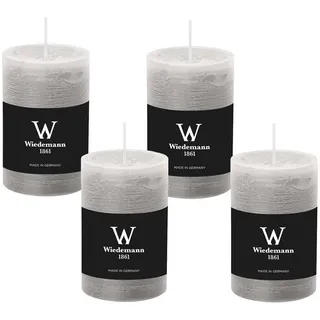 Wiedemann Kerzen Rustik Marble Kerzen 80 x 68 mm grau
