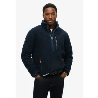Superdry für Herren. M2014149A Outdoor Fleece Half Zip navy (M), Lässig, Polyester, Draußen, Marine