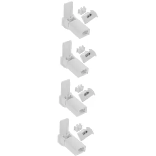 HOLIDYOYO 4sätze Ersatzteile Für Plissee-jalousien Einfache Installation Von Seitenstopfen Für Reparatur Und Austausch Von Innenjalousien