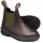 Chelsea-Boots Braun/Grün 34