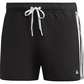 adidas 3-Streifen CLX Badeshorts Black / White S