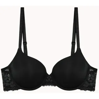 PASSIONATA Halbschalen-BH NINA mit Spitzendetails schwarz 65