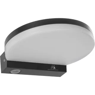 Maclean Brackets Außenwandleuchte grau 15W 1300lm IP65 inkl. Bewegungsmelder