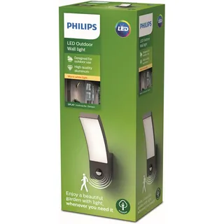 Philips Splay Wandleuchte Anthrazit 1100 lm