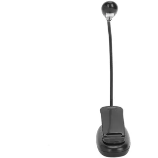 JTLB Um 360 Grad Drehbare LED-Klemmleuchte, 5000 K–6000 K, Verstellbare Weiße Lese-Klemmlampe Schreibtisch, Bett, Kopfteil und Computer