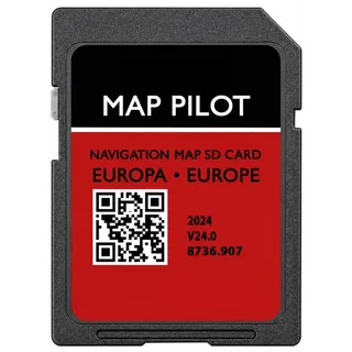Generisch SD Karte - GPS Navigation - Europa v24 2024 - kompatibel mit Mercedes Becker Map Pilot