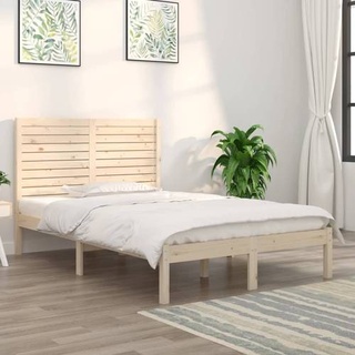 vidaXL Massivholzbett 120x190 cm
