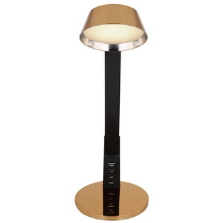 Globo Tischleuchte Tischleuchte dimmbar LED Schlafzimmer Tischlampe Wohnzimmer gold 58423