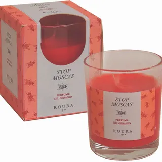 Kerze Milchglas Stop Flies 83x70mm Wachs Mehrfarbig Einheitsgröße Roura