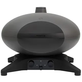 Morsø Forno EL Medio Elektrogrill – Grill elektrisch mit Grillrost aus Gusseisen, skandinavischer Lifestyle für Balkon, Terrasse und Garten, Anthrazit-Grau