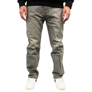 Pegador 5-Pocket-Jeans Daule (1-tlg., kein Set) logogeprägte Knöpfe und Nieten grau 32