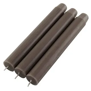 Kaheku Stabkerze Nordica Schlamm Taupe 2,6 cm lang durchgefärbt