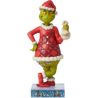 The Grinch By Jim Shore Grinch With Bag Of Coal Figurine