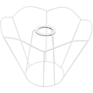 Lurrose Hängelampe Lampenschirm Rahmen Ersatzschirm Gestell Rohling Ring E27 Pendelleuchte Schirm Eisen Ersatz Lampe Drahtgestell Wandlampe Tischlampe Stehlampe Metallschirm Landhausstil Deko