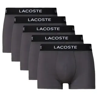 Lacoste Boxershorts Herren Casual Short Boxershorts (5er Pack) (3-St) grau S