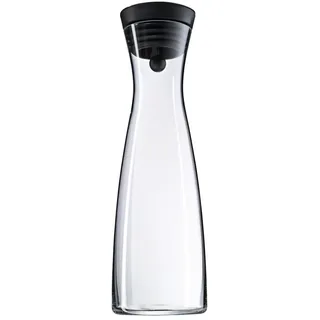 WMF Basic Wasserkaraffe, 1,5 l, Schwarz in tranparent