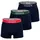 Boxershorts Casual Cotton Stretch Dunkelblau/Grün/Rot XL