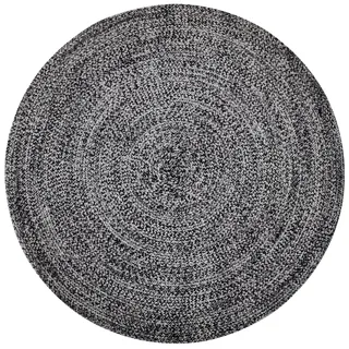 Teppich Nero in Schwarz/Weiß Ø ca. 160cm