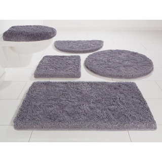 Badematte MÖVE "Essentail/Superwuschel" Badematten Gr. rechteckig (80 cm x 150 cm), 1 St., Polyester, grau (stone) Einfarbige Badematten Microfaser-Badematte, dichter Hochflor Badteppich, auch als 3 tlg Set