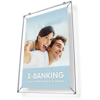 Spannrahmen A1 für Plakat Poster, Plakatrahmen, Posterrahmen Alu DIN A1
