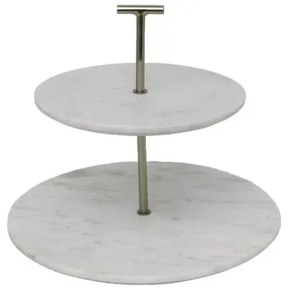 houseproud Etagere Float Etagere aus Marmor weiß