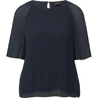 s.Oliver Plissierte Chiffonbluse mit kurzen Ragalanärmeln - 34