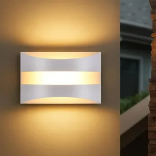 Homefire LED Wandleuchte Innen Wandlampe 5W Weiß Modern Design 3000K