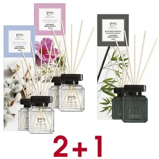 ipuro 2+ 1 Aktion: Raumduft-Set »Cotton Fields / Flower Bowl / Black Bamboo« 3x 100 ml mehrfarbig