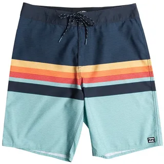 Billabong Badehose Badeshort M ALL DAY HTR STRIPES OG blau