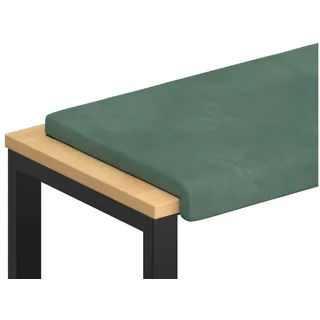 vidaXL Bankkissen Samt 35 x 35 cm Meergrün