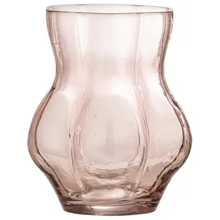 Bloomingville Tava Vase, Rose, Glas