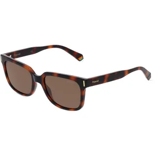 Polaroid PLD 6191/S Unisex-Sonnenbrille Vollrand Quadratisch Kunststoff-Gestell, braun