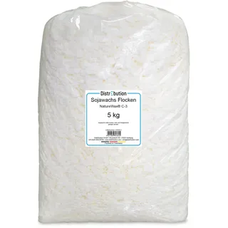 Sojawachs Flocken 5kg Kerzenwachs NatureWax® C-3 zum Kerzen gießen