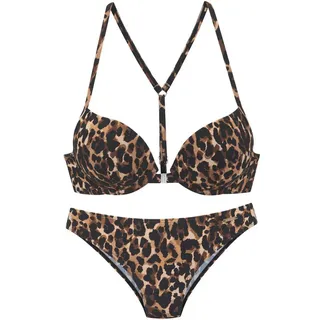 Bruno Banani Push-Up-Bikini Damen Mehrfarbig 36 Cup A