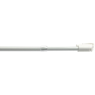 Scheibenstange LIEDECO Gardinenstangen Gr. L: 85 cm - 135 cm Ø 12 mm, 1 läufig, weiß Scheibengardinenstangen