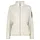 Knitted Melange Fleece Jacke Beige 40
